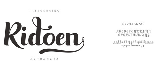 Modern minimal abstract alphabet fonts. Typography technology, electronic, movie, digital, music, future, logo creative font. vector illustration