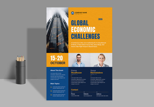 Conference Event Poster Template