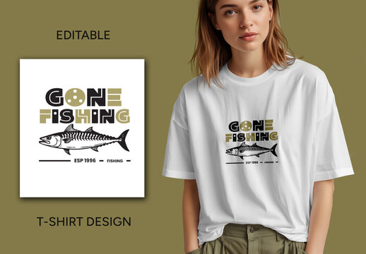 Fishing T-Shirt Design