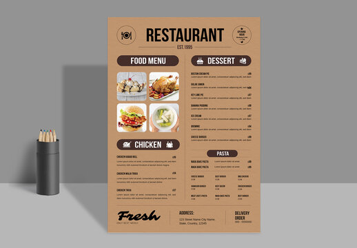 Food Menu Template