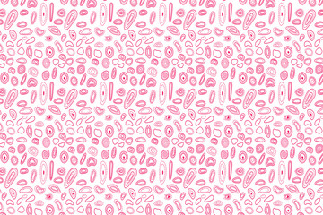 pink background with hearts