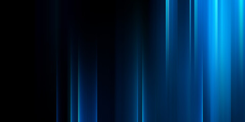 Digitally generated image of blue light and stripes moving fast
