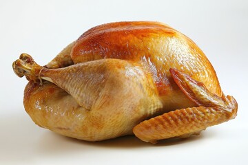 Flawless Picture of Roast Turkey White Background White