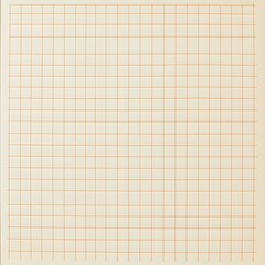 Photo of blank graph paper featuring evenly spaced orange grid lines on white background