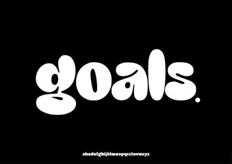 Playful, bold, and bubbly. This font evokes a cheerful and friendly mood, perfect for fun, casual, and creative designs