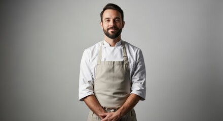 Confident Male Chef Portrait Culinary Expertise and Passion