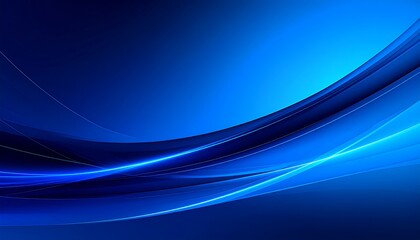Abstract flowing blue design