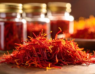 Fototapeta premium Szafran przyprawa