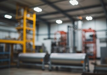 industrial production factory theme blur background