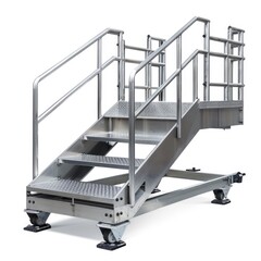 Sharp Image of a Photo Platforms, Isolated on a White Background