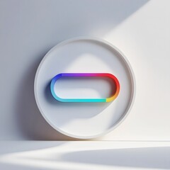 Creative 2D Loading Progress Bar Icon &ndash; Futuristic Colorful Design for Apps & Business.