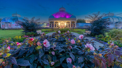 Buffalo & Erie County Botanical Garden Conservatory at Blue Hour
