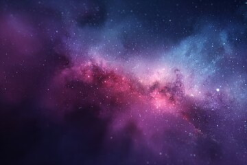 Fototapeta premium Vast expanse of swirling nebulae, deep space