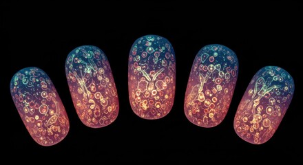 Enchanted Galaxy Nail Art Cosmic Design Inspiration