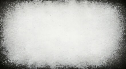 A grunge-style background featuring a blank off-white canvas with a rough, scratched black border.

