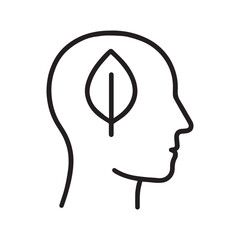 Mind with Leaf Symbol