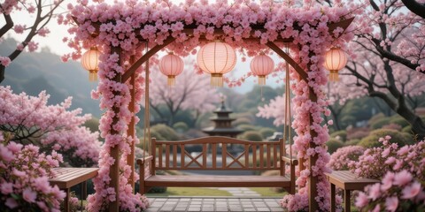  Zen Maiyoun Tranquil Cherry Blossoms for a Peaceful and Serene Mehndi Celebration