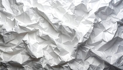 Obraz premium Textured white paper surface with dramatic shadows and highlights, perfect for design backgrounds