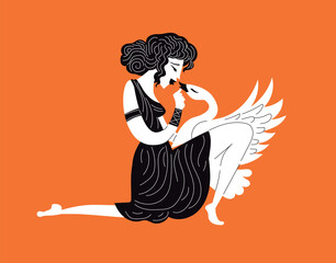 greek mythology leda and the zeus swan