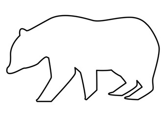 Bear Outline Silhouette