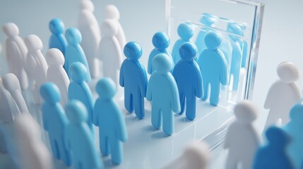 A business team leader symbolizes teamwork, collaboration, and a healthy and encouraging work environment.