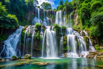 Fototapeta premium waterfall in the forest