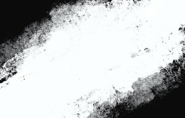 黒と白のブラシストローク抽象背景、荒々しいモノクロデザイン