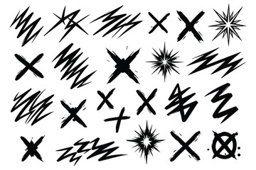 Abstract brush stroke design with vibrant color accents and clean lines perfect for modern graphic projects