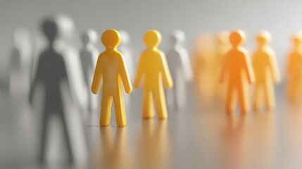A business team leader symbolizes teamwork, collaboration, and a healthy and encouraging work environment.