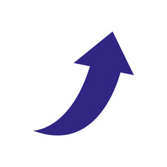 curve arrow sign