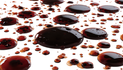 Abstract Dark Red Liquid Drops Background