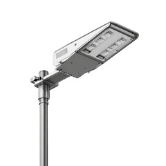 Modern LED Street Light on a Metal Pole