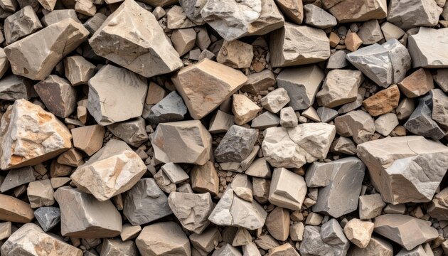 Close up breccia rock angular clasts fine matrix earthy wallpaper background representing geological texture detail suitable for natural design