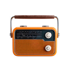 Modern portable radio retro style png