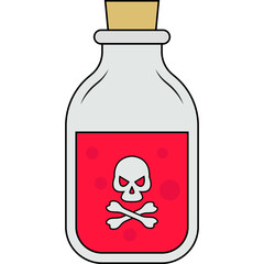 Poison Bottle Vector