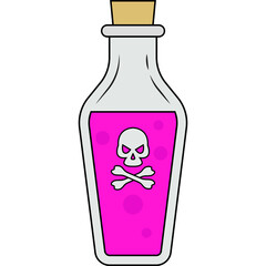 Poison Bottle Vector