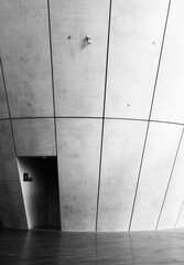 Modern Elevator Door in Contemporary Building Interior