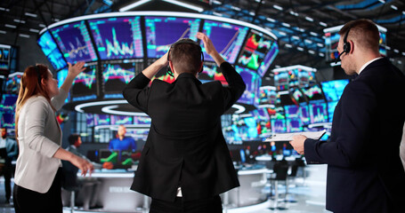 Distraught Broker Monitors Plummeting Stocks As Market Crashes