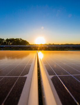 Solar farm in East Texas