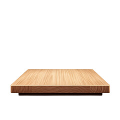 A cutting board isolated on transparent background