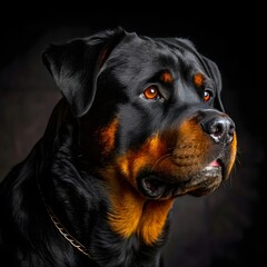 Obraz premium Rottweiler portrait