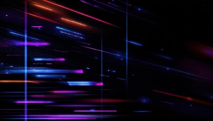 Abstract digital art with vibrant streaks and lines