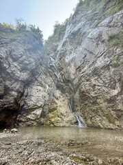 river in the mountains