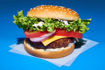 fresh tasty burger