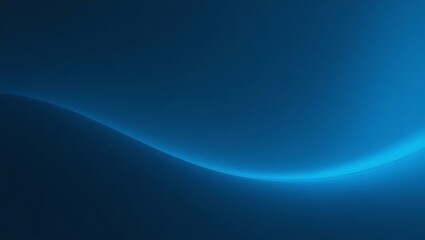 Generative AI Blue Wave Design. It's a blend of deep blues with a luminous curve suggesting