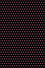 Seamless pattern of  pink polka dot in black background.. © nurfitriaamalia