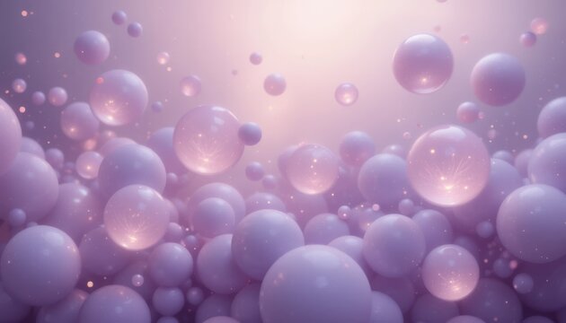 Boiled Eggs in Abstract Bubbles, Artistic Kitchen Environment, Close-up View