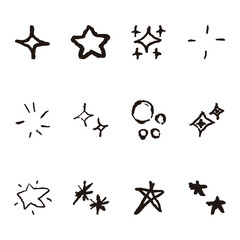 星　キラキラ　飾り　光