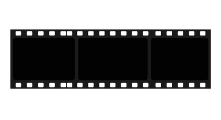 Retro film strip frame with blank space for photo or cinema project