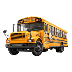 Yellow school bus png